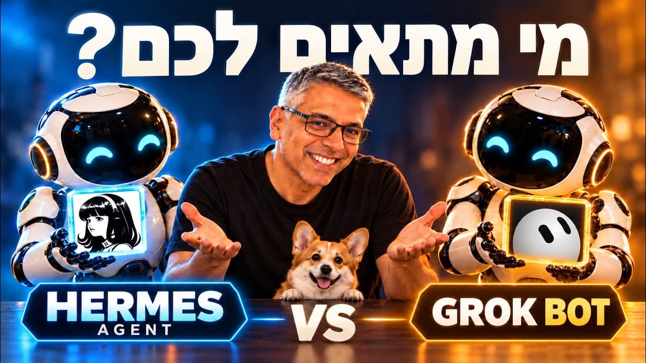 הרמס מול גרוק בוט: איזה סוכן AI מתאים לכם?