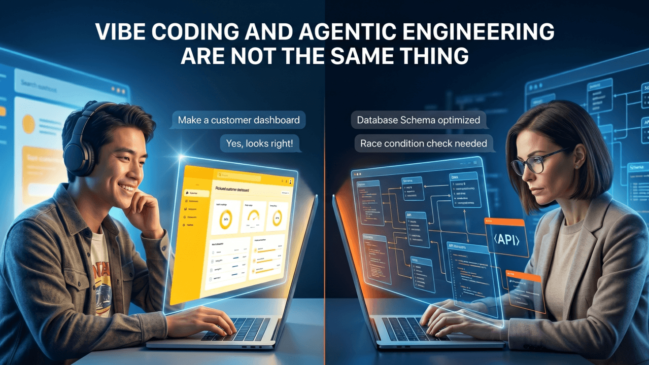 Vibe Coding and Agentic Engineering Are Not the Same Thing